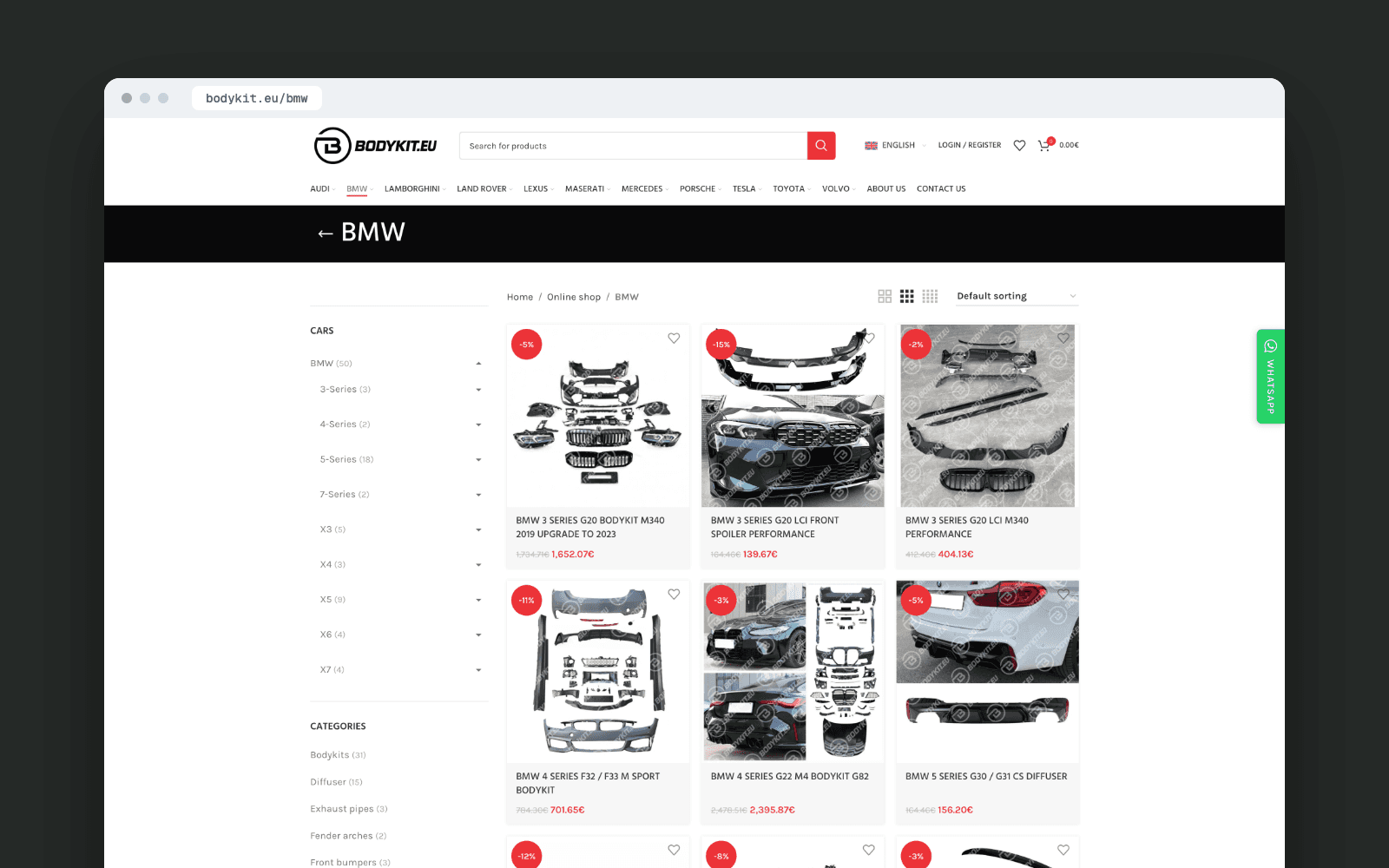 Bodykit.eu – katalogas