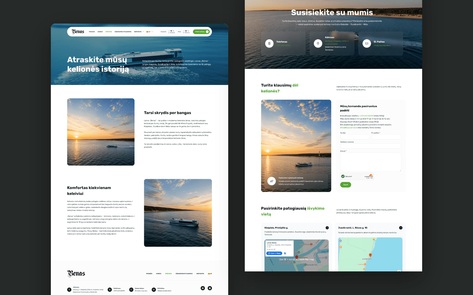 KlaipėdaNida – apie mus ir kontaktai